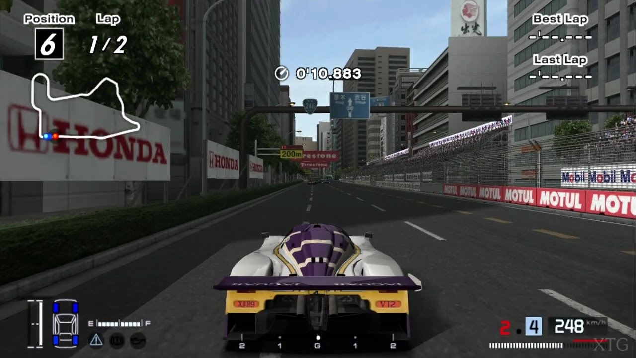 [#587] Gran Turismo 4 - Jaguar XJR-9 Race Car '88 Hybrid PS2 Gameplay HD