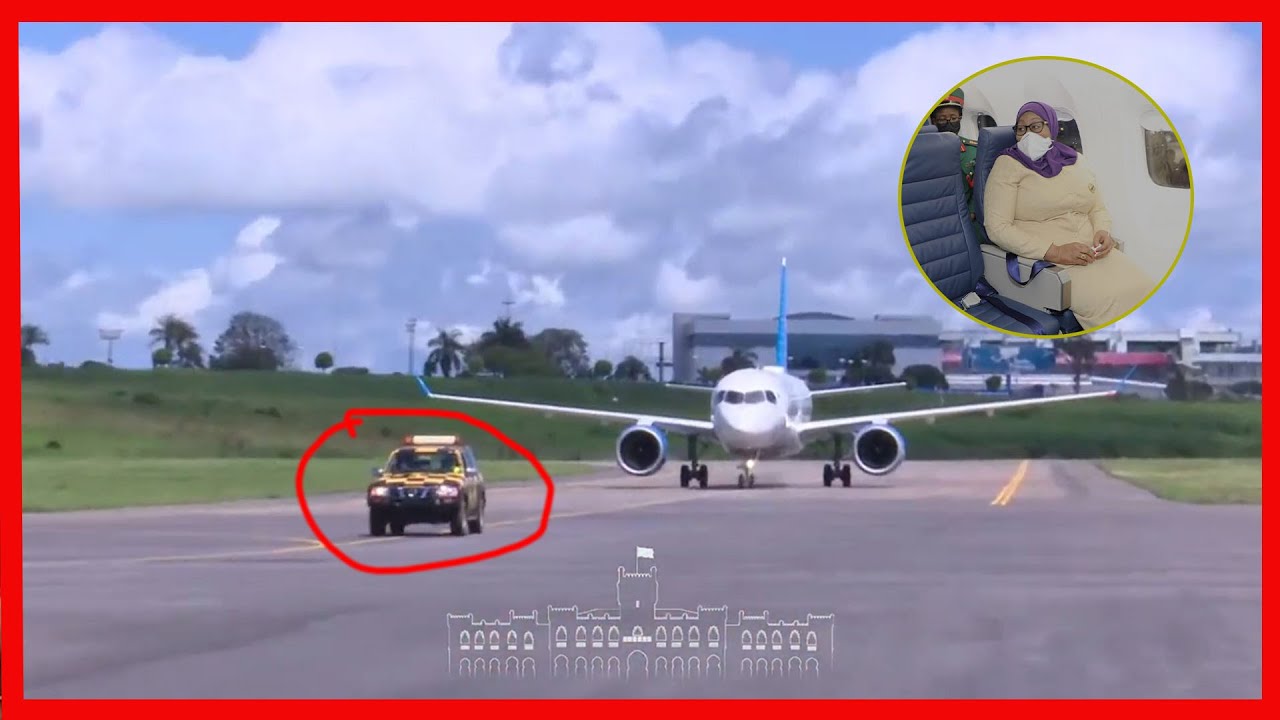 KILICHOTOKEA WAKATI NDEGE YA RAIS SAMIA IKITUA UGANDA AIRPORT, ANGALIA VIDEO HII...