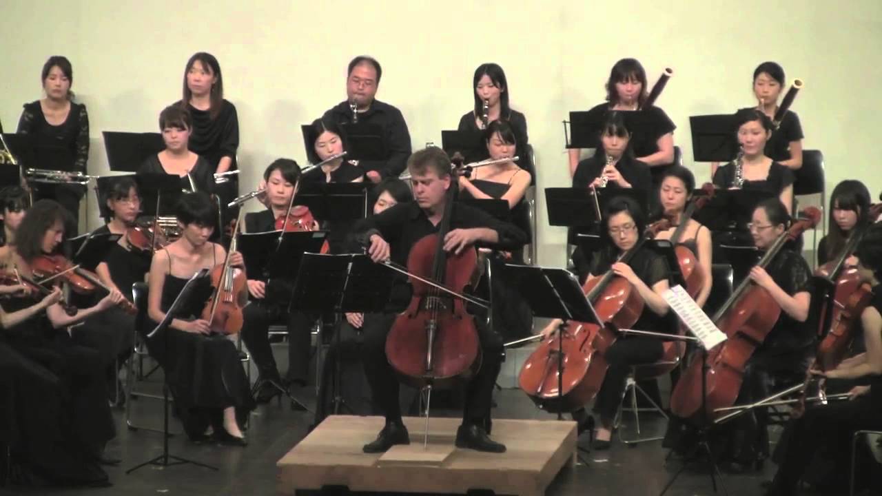 Saint Sa&euml;ns cello concerto in A Minor - Luca Franzetti cello, Sabina Ensemble