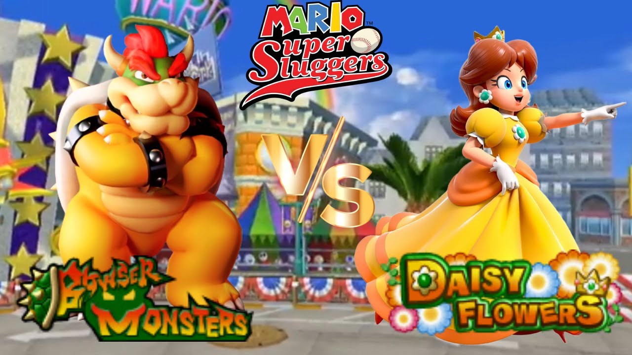 Super Mario Sluggers - Season 14 Game 1 Bowser vs Daisy [Wario City Day]
