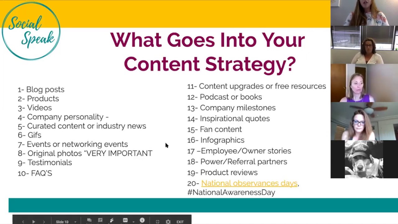 Socially Savvy Webinar