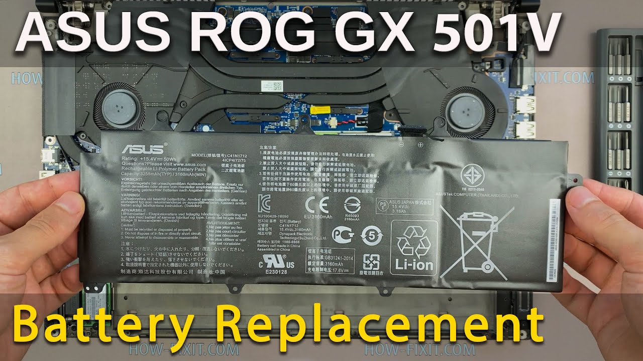 Замена аккумулятора на Asus ROG Zephyrus GX501 — полное руководство своими руками