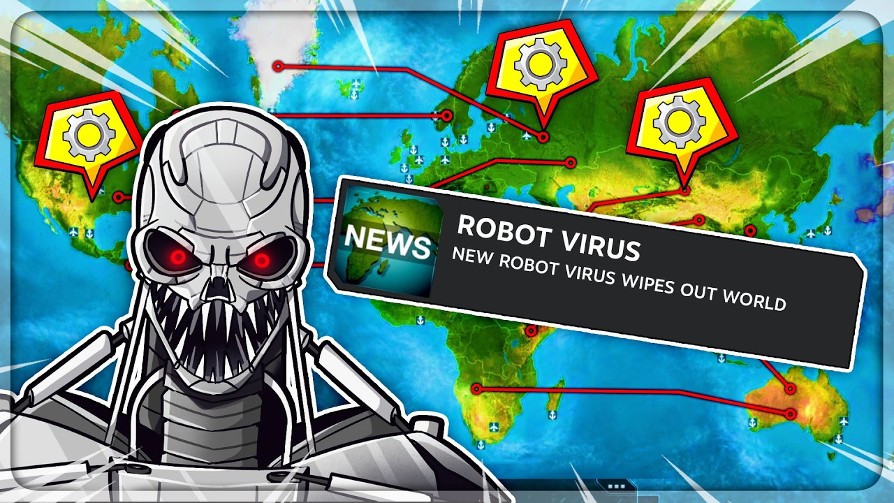 I Evolved A ROGUE AI To DESTROY Every Human in Plague Inc Evolved