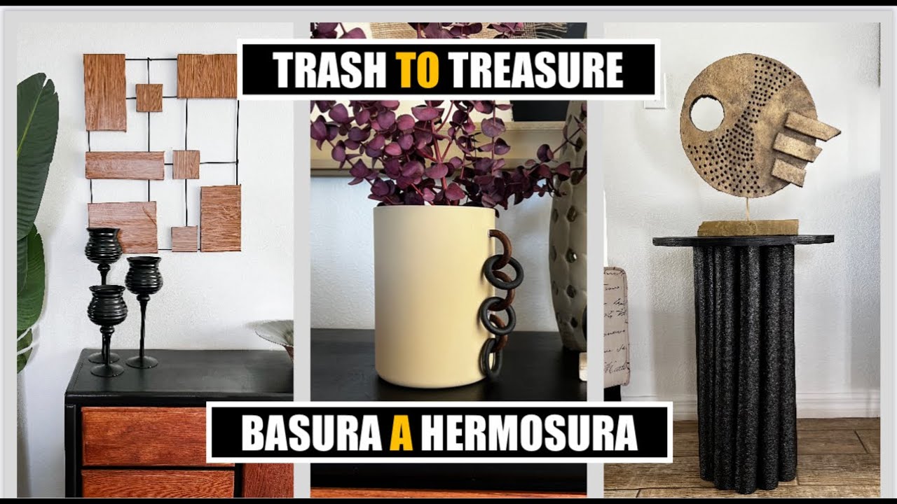 Increíbles Ideas de decoración para el hogar con MATERIALES RECICLADOS