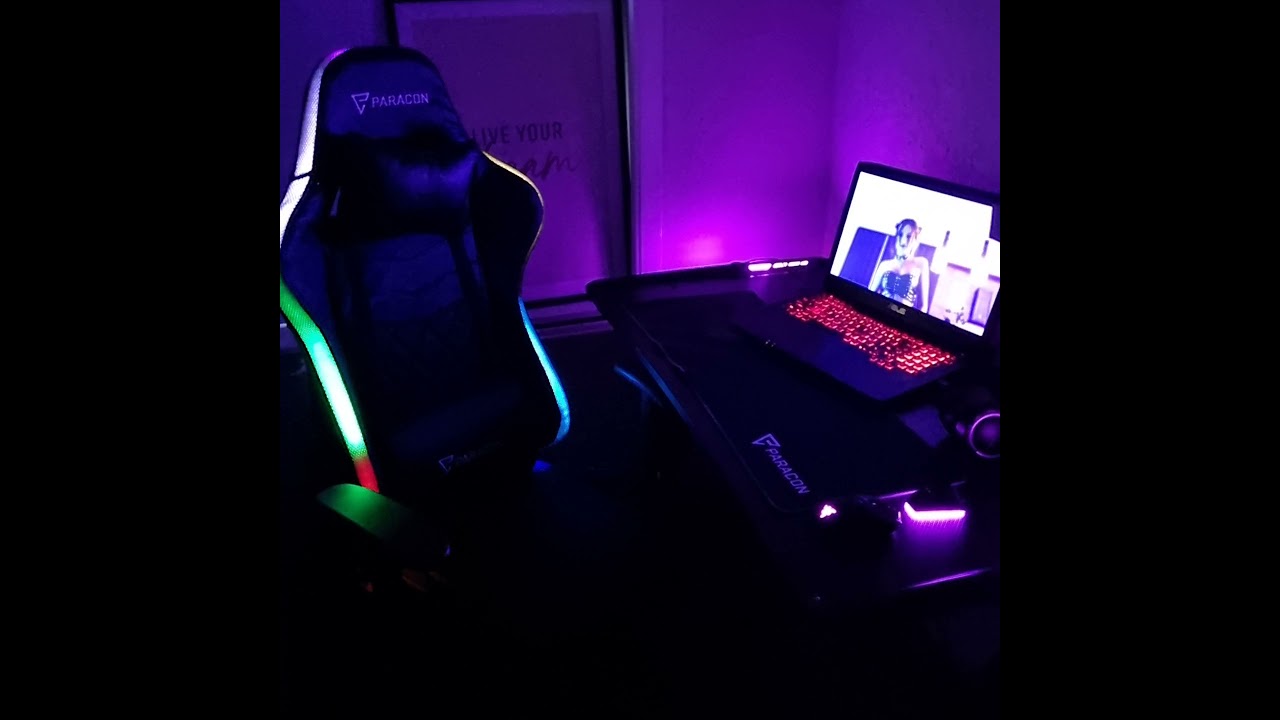 Paracon gaming RGB Chair and Desk