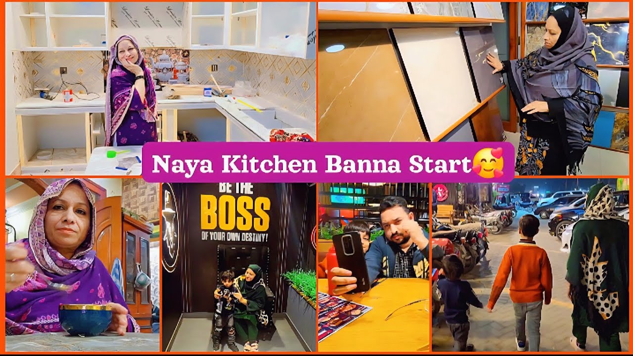 Naya Kitchen Banna Start🥰MASHAALLAH