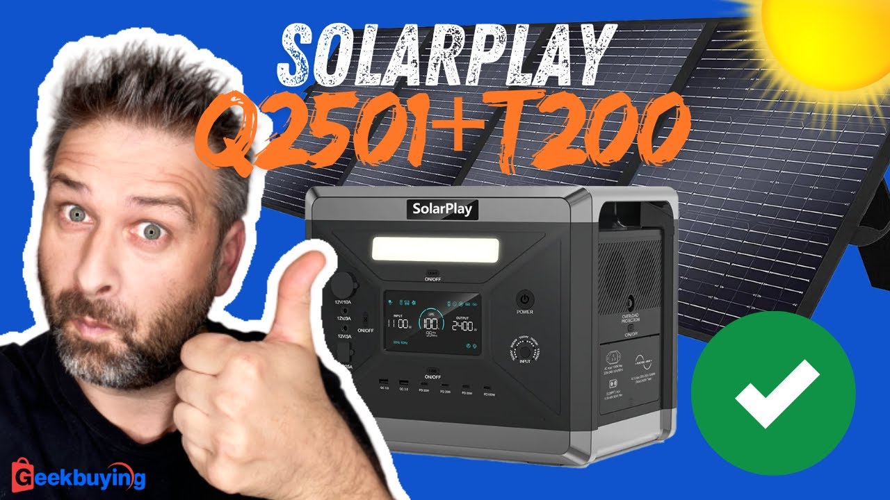 ♥️ ⚡️BATTERIE SOLARPLAY Q2501 + PANNEAU SOLAIRE T200