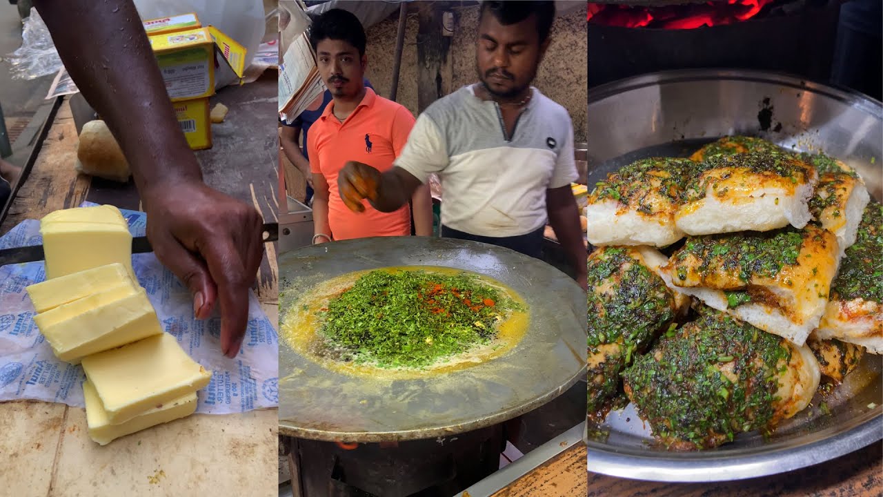 Tikkha Masala Pav made in Amul Butter | Indian Street Food
