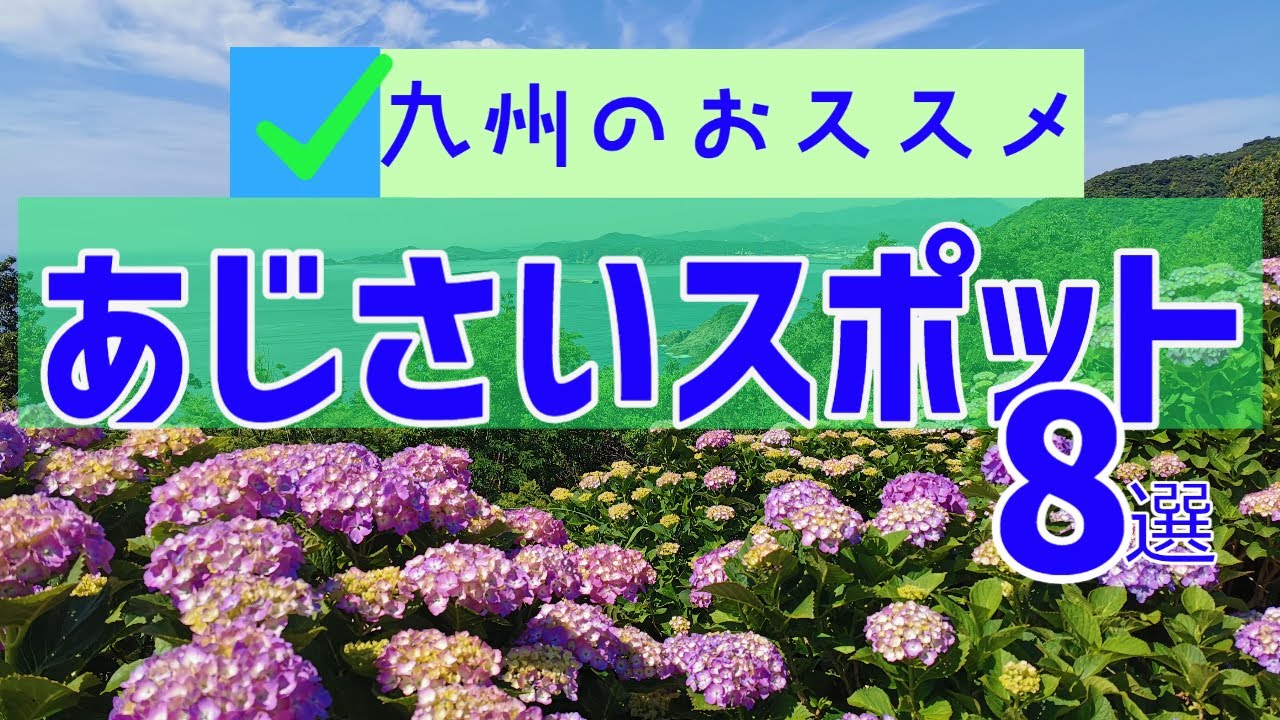 【九州おススメ】あじさいスポット８選