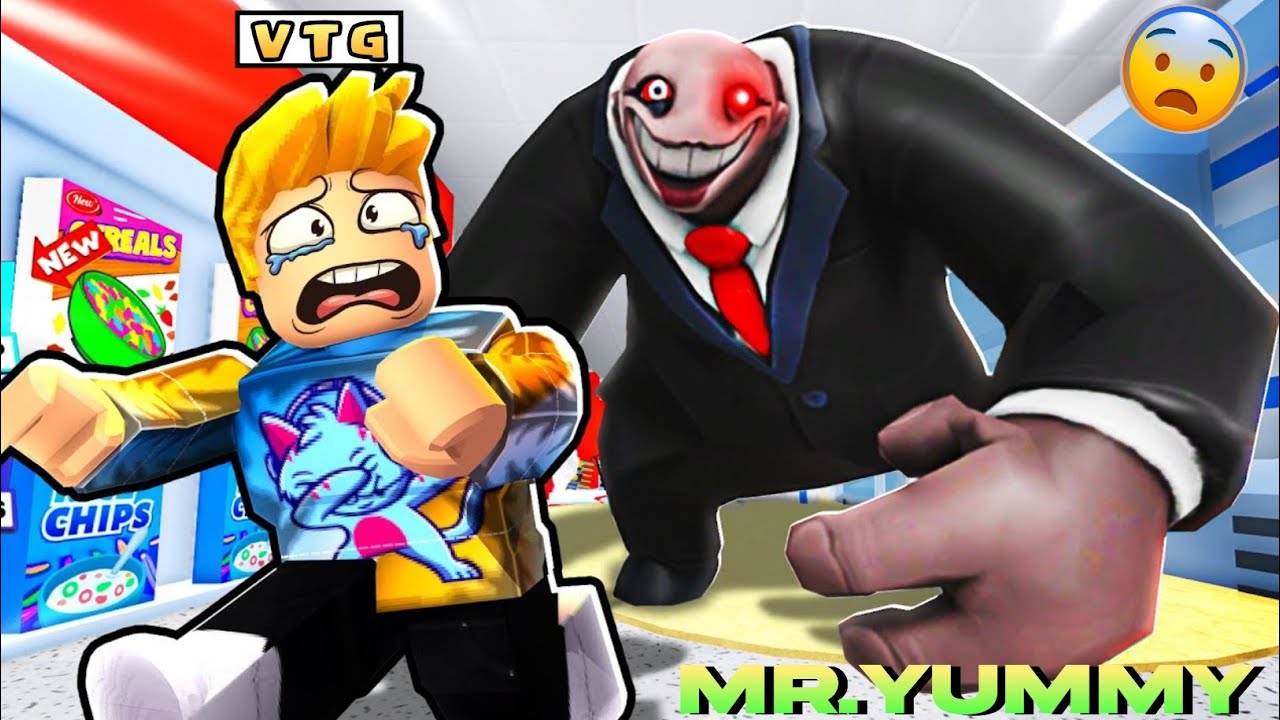 Escaping Mr.Yummy Super Market 😨 Full Gameplay|On Vtg!