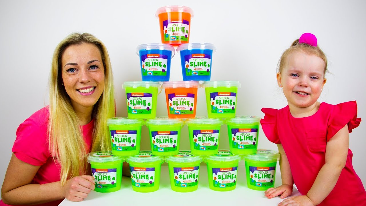Slime Experiment! Gaby and Alex play with SLIME and have FUN