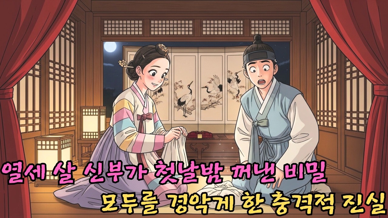 열세 살 신부, 첫날밤에 숨겨둔 비밀을 꺼냈다 | 만담·야담·코미디