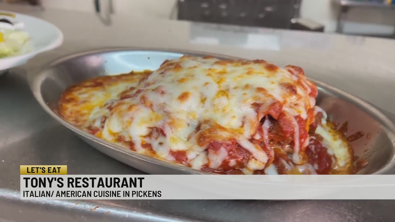 Let's Eat at Tony's Restaurant in Pickens, S.C.