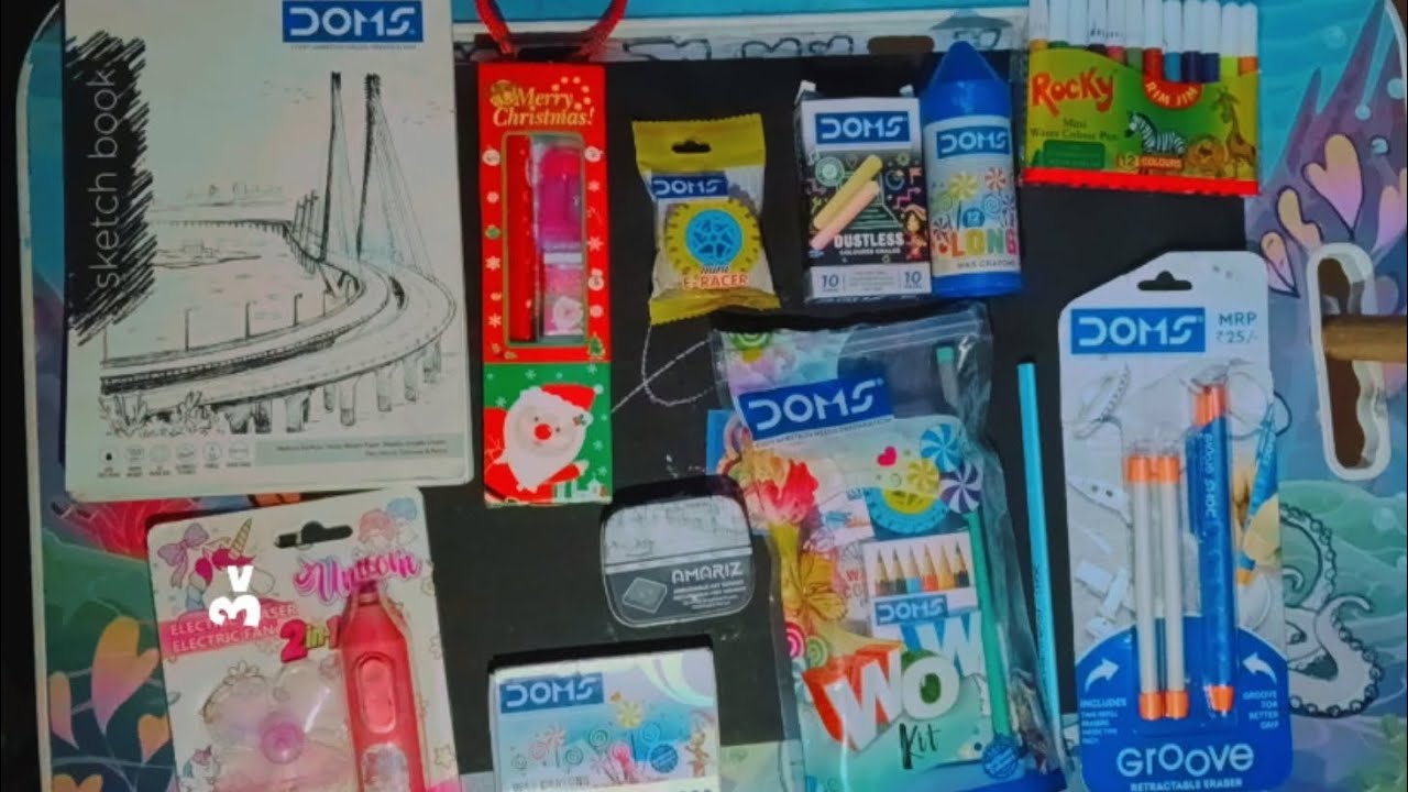 Stationery Haul: Unboxing DOMS Ultimate Art Kit & More! 🎨