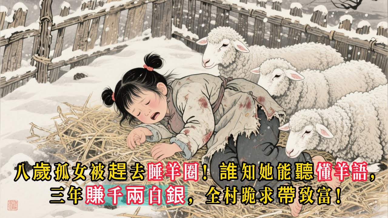 八歲孤女被趕去放羊遭全村恥笑！誰知她能聽懂羊语，三年賺千兩白銀，全村跪求帶致富！民间故事, 孤女逆袭, 动物报恩, 羊语, 因果报应, 逆袭#民间故事 #逆袭 #爽文 #动物 #因果報應 #善有善报