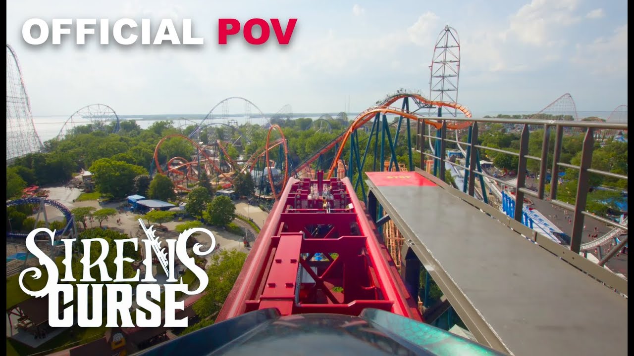 Siren's Curse Official POV - New for 2025 Tilt Coaster At Cedar Point