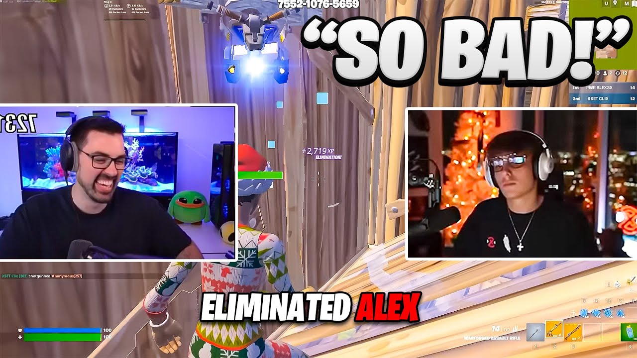 Clix vs. PWR Alex 1v1 for $1,000 - Is NA Better?