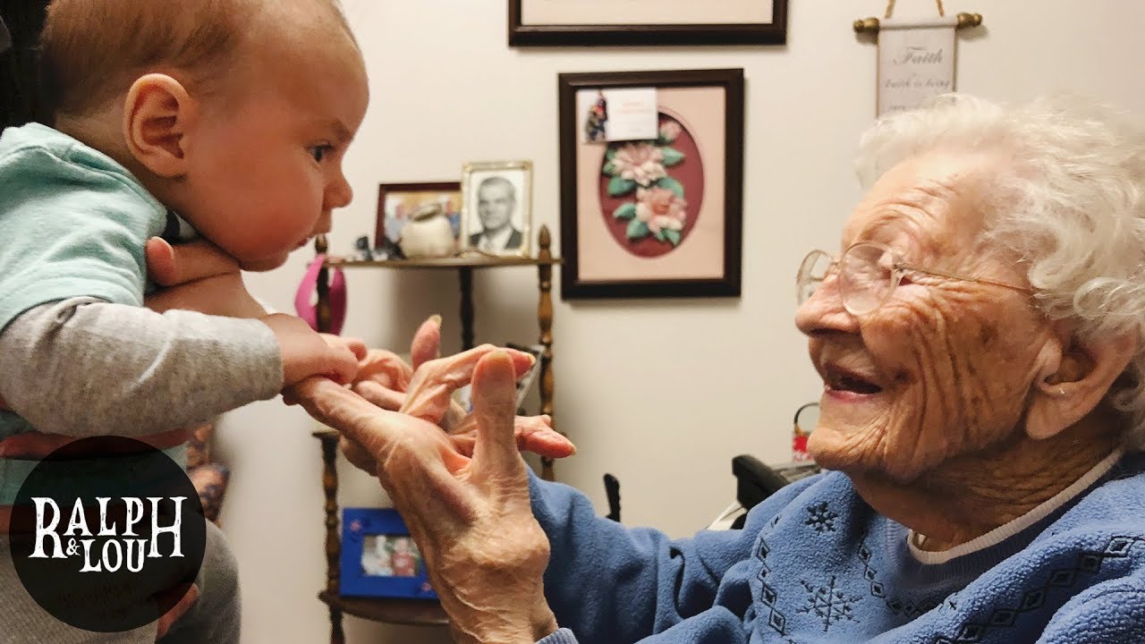 OVER 100 YEARS APART! Meeting Great Grandma