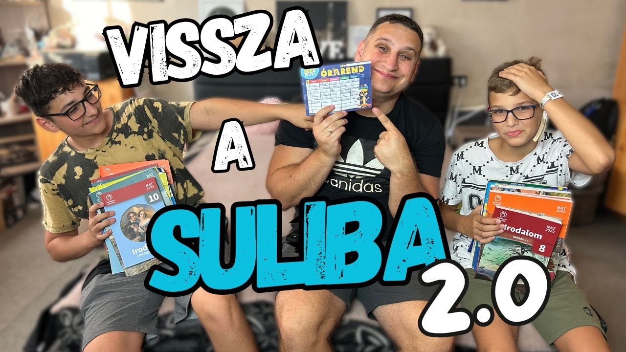 ÁDI EGYESSEL KEZDETT | MILYEN ÖCSÉIM ÓRARENDJE? | KÖNYVEK | VISSZA A SULIBA 2.0