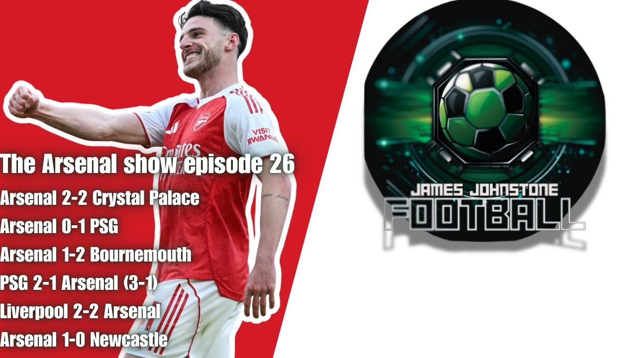 The Arsenal Show 24-25 Episode 26 - Palace,PSG,Bournemouth,Liverpool,Newcastle Review