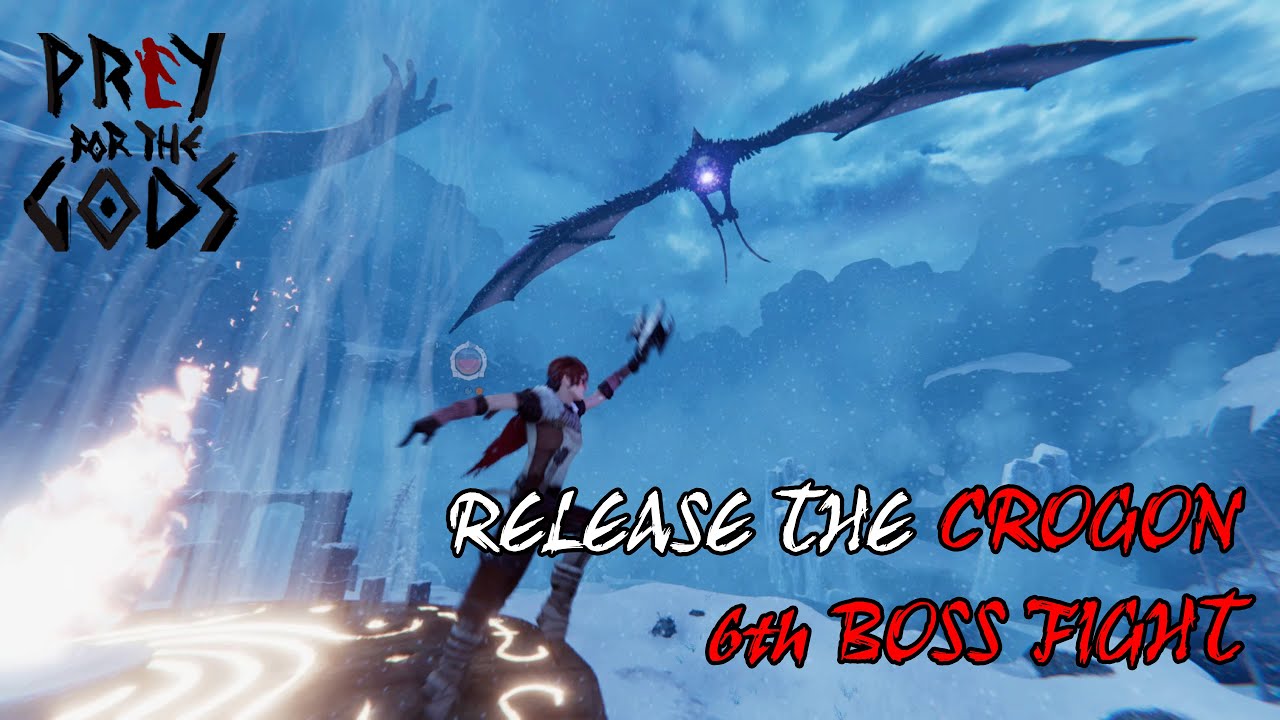 Praey For the Gods - Release the Crogon - 6th Boss Fight - PS5 4K 60FPS