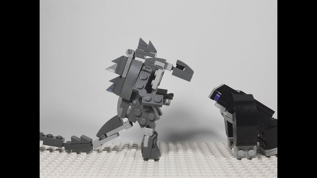lego godzila vs lego king kong (parte 1) (the brick films)