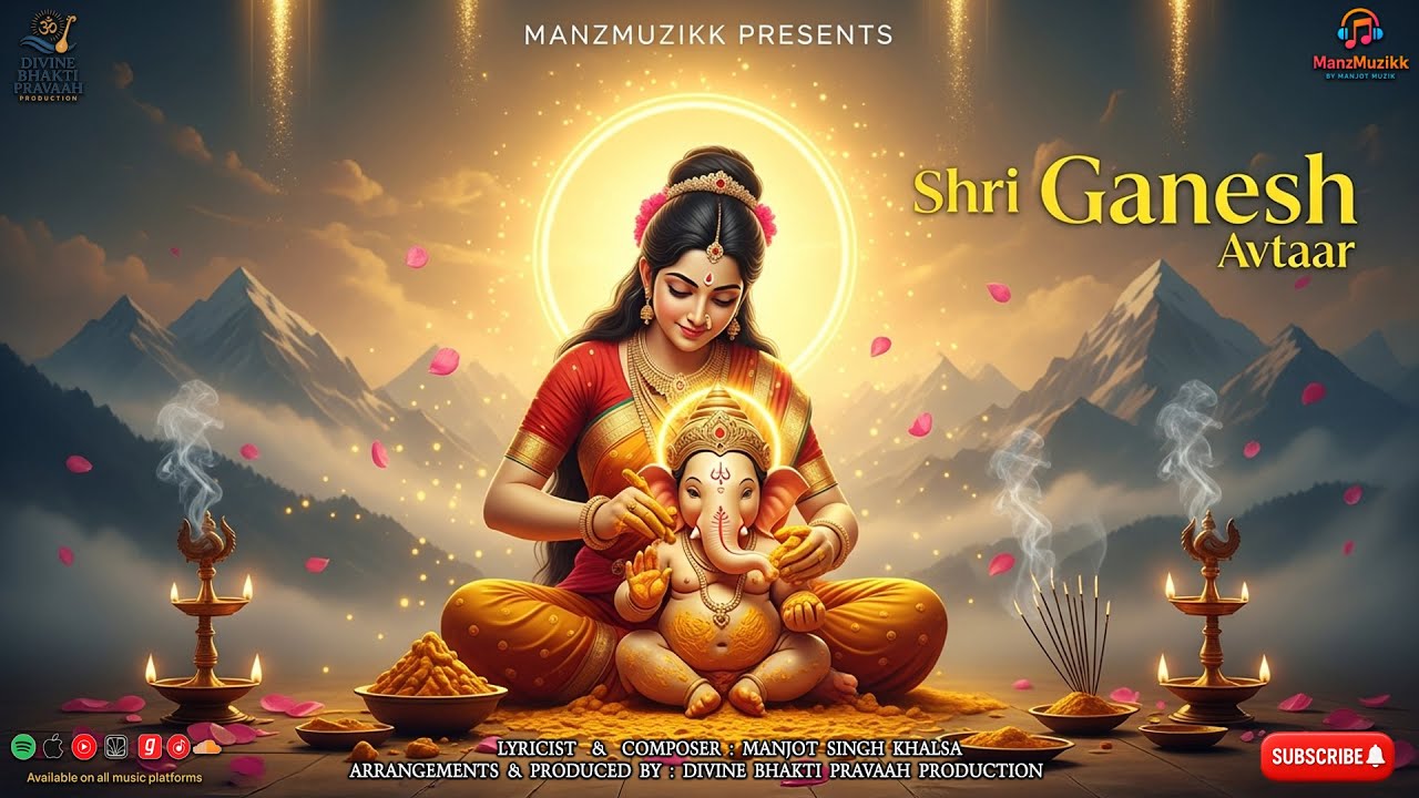 Shri Ganesh Avtaar | Birth of Lord Ganesha | Devotional Song | Vighnaharta | Divine Bhakti Pravaah