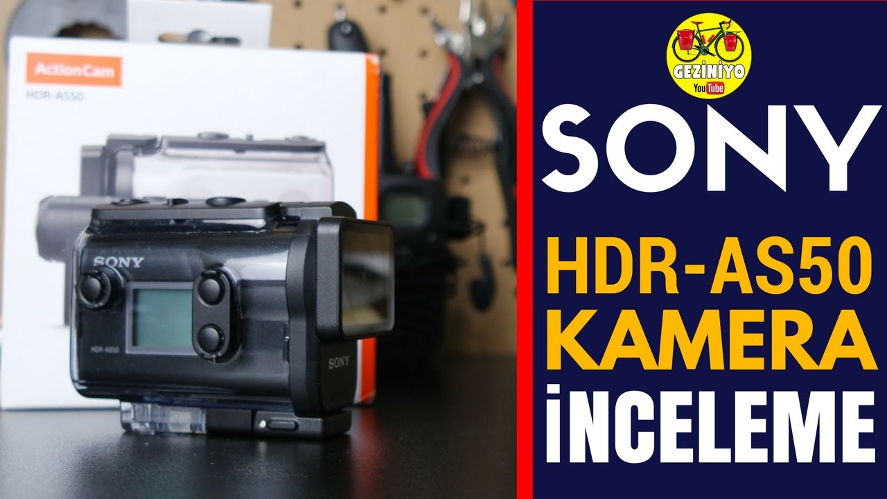 Sony Action Cam HDR-AS50 Kutu Açılışı ve İncelemesi