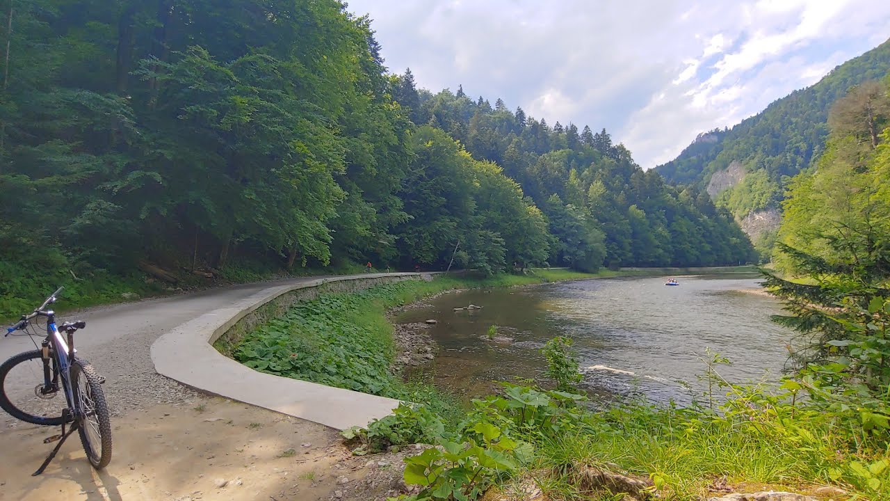 Szczawnica 2024 Przystań - Czerwony klasztor / przejazd rowerem nad Dunajcem