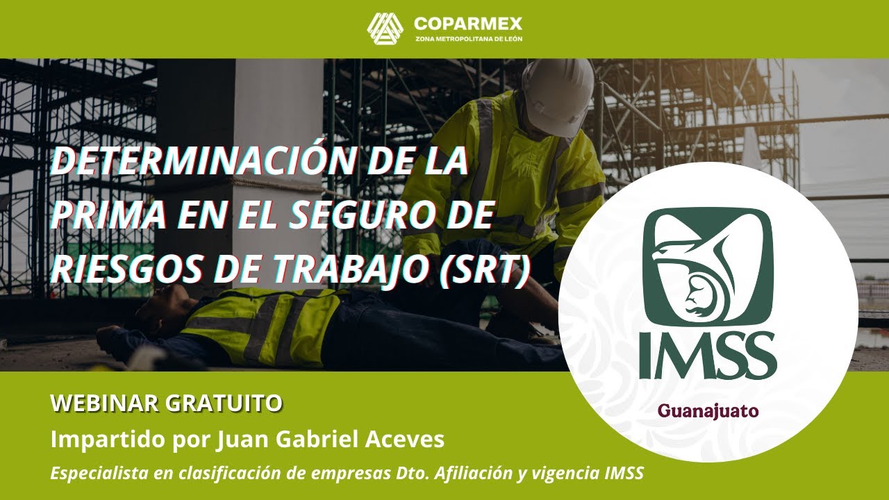 Webinar gratuito: Determinación de la prima en el seguro de riesgos de trabajo (SRT)