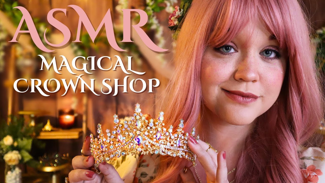 ASMR Magical Crown Shop 👑 Soft-Spoken Fantasy Roleplay for Rest & Relaxation