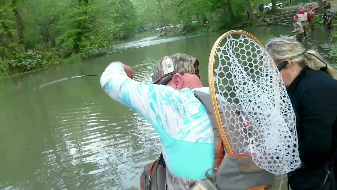 TROUT FISHIN' MARAMEC SPRING PARK MAY 4TH & 5TH 2024 WITH MARK & GAYLA DAVIS