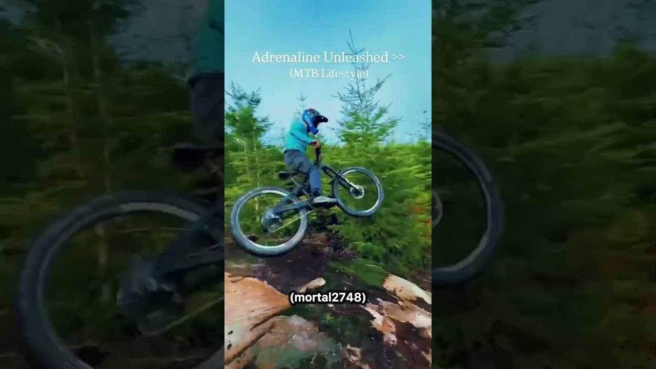 Adrenaline Unleashed 😍❤️&zwj;🔥 #mtb #freeride #downhill #enduro #mountainbike