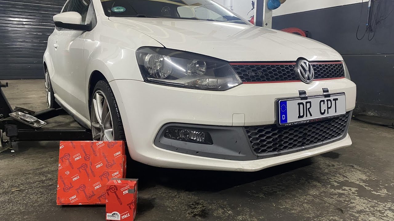 VW POLO GTI HOW TO CHANGE BRAKES FRONT BRAKE DISKS AND PADS REPLACEMENT 6R BREMSEN WECHSELN DIY