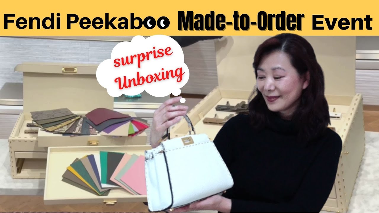 FENDI Peekaboo (Selleria) Made-to-order (MTO) Event + A Surprise Peekaboo Mini Unboxing