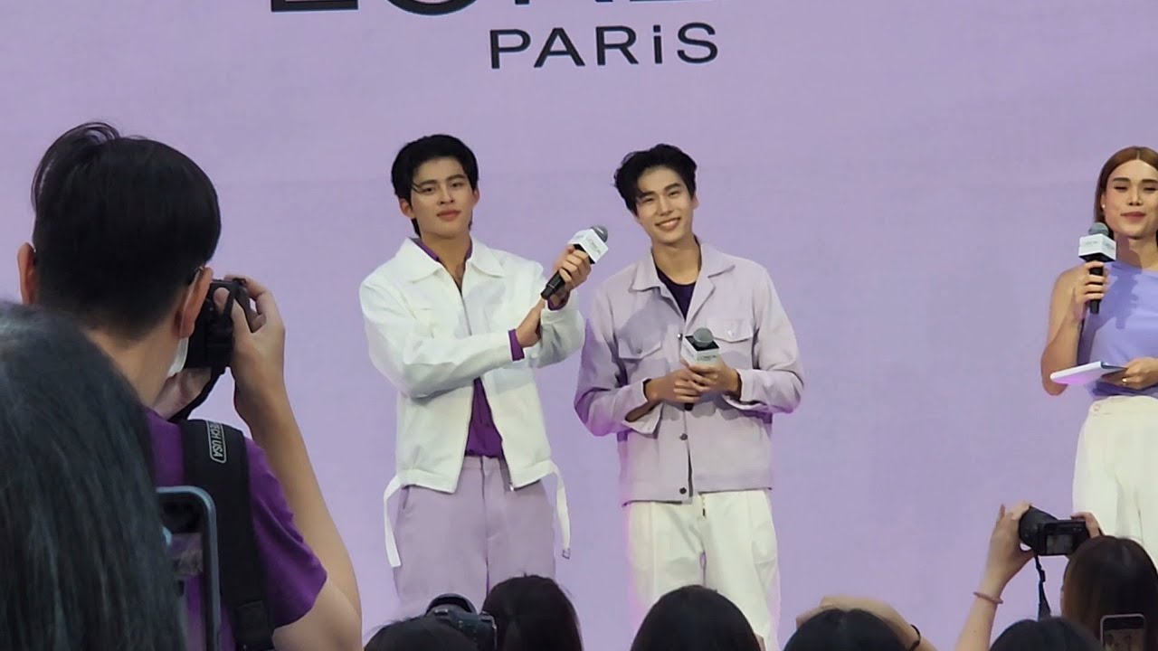 [FANCAM] 230212 Pond & Phuwin (ปอนด์ & ภูวินทร์) @ L'Oreal Paris House of Hyaluron