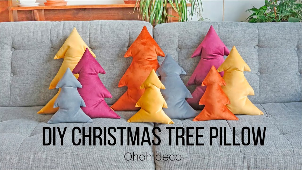 Christmas tree pillow pattern