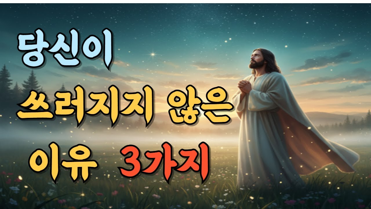 당신이 쓰러지지 않은 진짜 이유 3가지 ㅣ 혼자가 아니었습니다 ㅣ 성경 말씀 ㅣ 기독교 명언