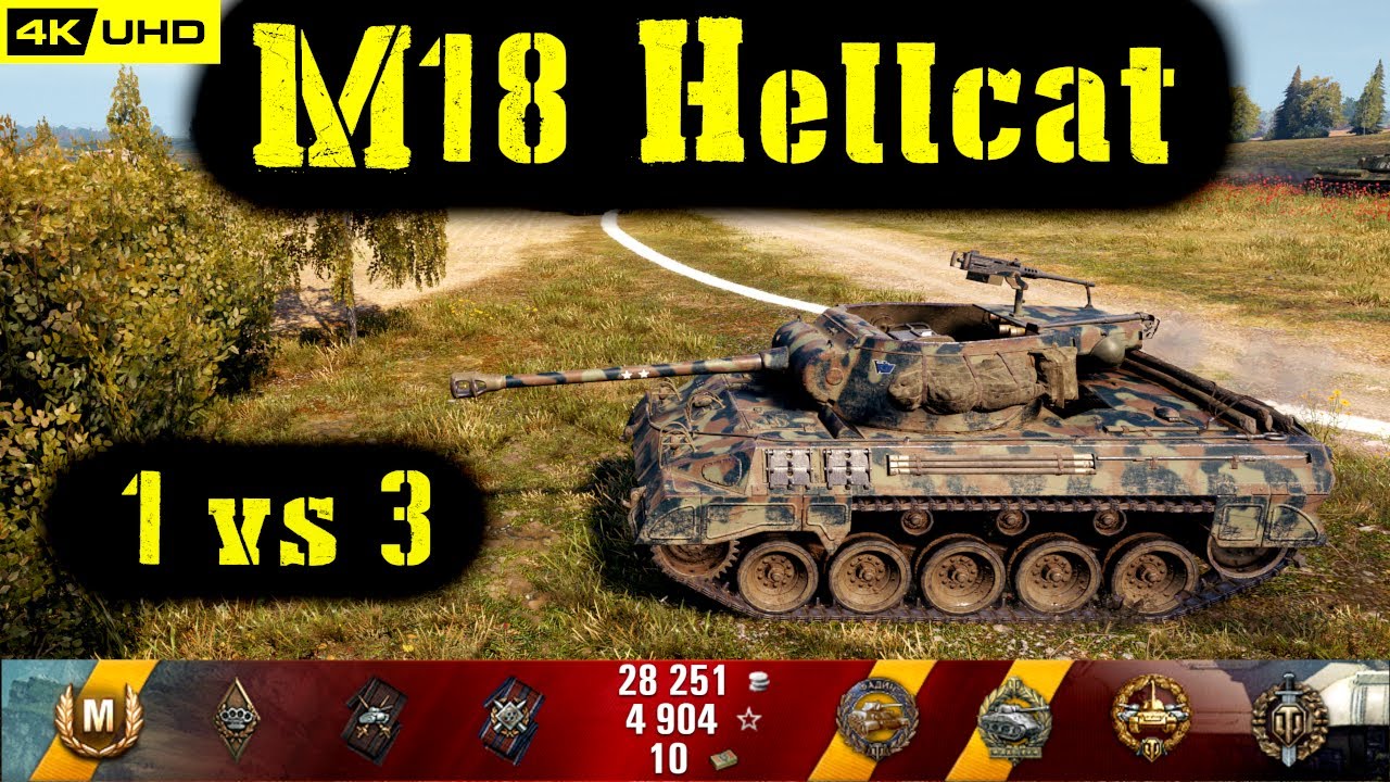 World of Tanks M18 Hellcat Replay - 8 Kills 3.1K DMG(Patch 1.6.1)