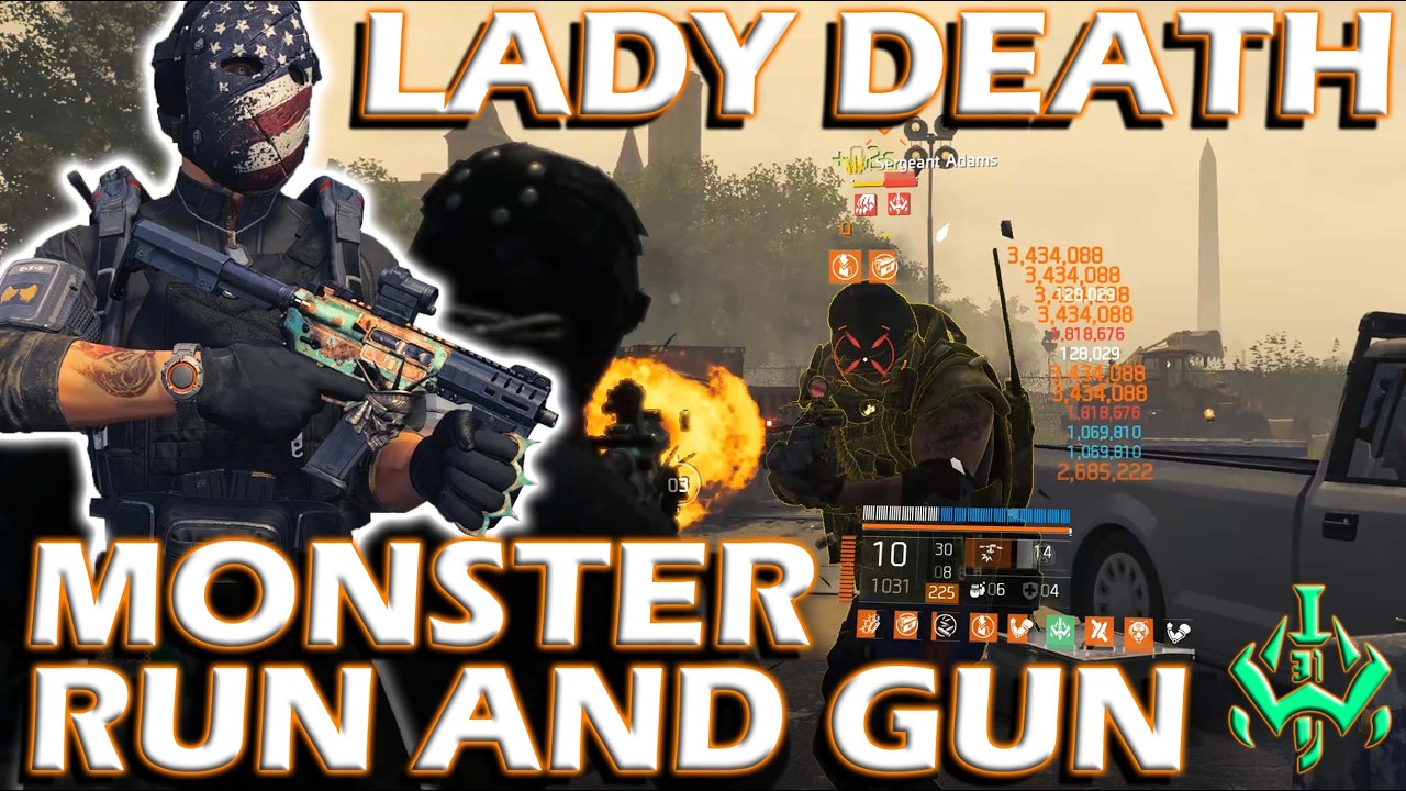 INSANE Damage With Armor | Hunter's Fury Lady Death Assault GE | Solo PVE #division2