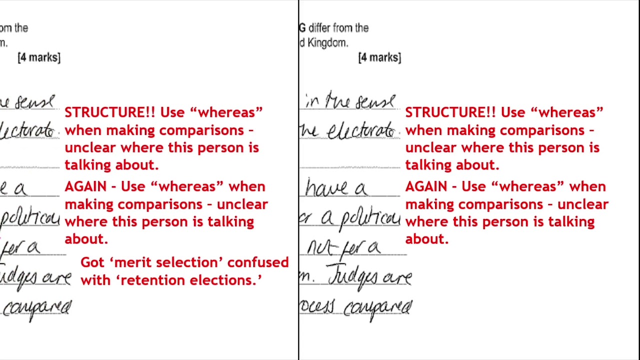 P2, R&R: S6.3: How is the appointment of judges different in the USA and UK? (With 4m exam practice)