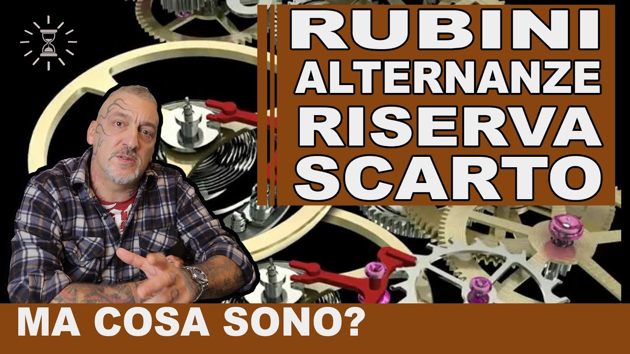 I rubini negli orologi, cosa sono?