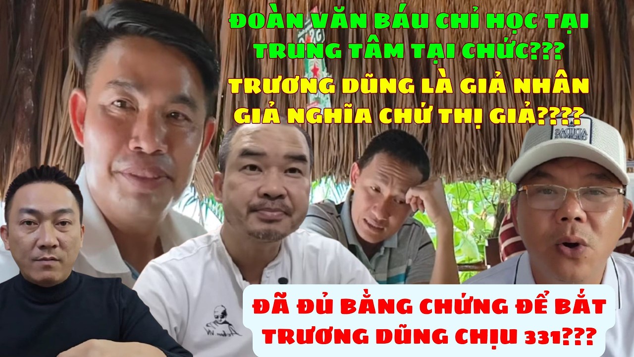 🔥 Cơ Quan Chức Năng Đã Đủ Bằng Chứng Bắt Trương Dũng Tội 331? Anh Báu Chi Học Tại Công An???