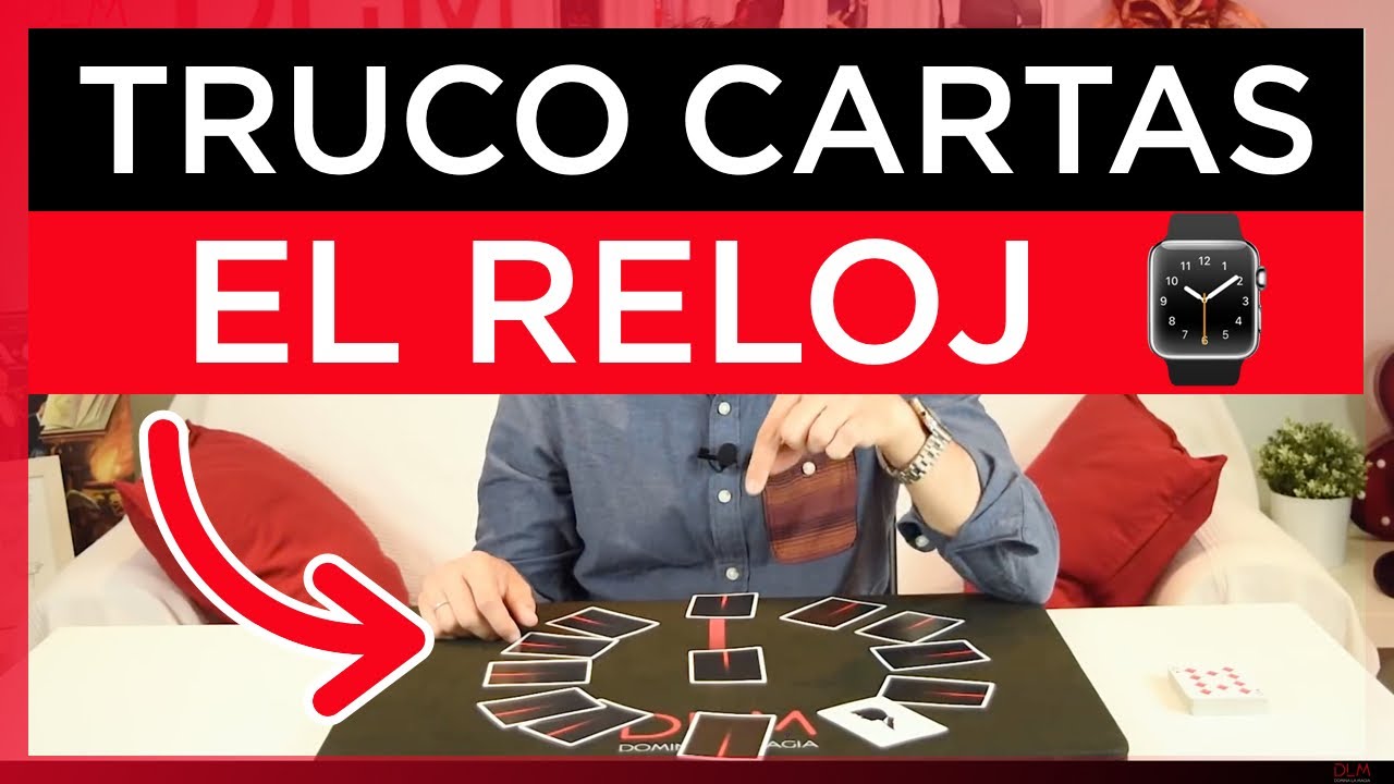 TRUCO del RELOJ con CARTAS Revelado (Trucos de Magia con Cartas)