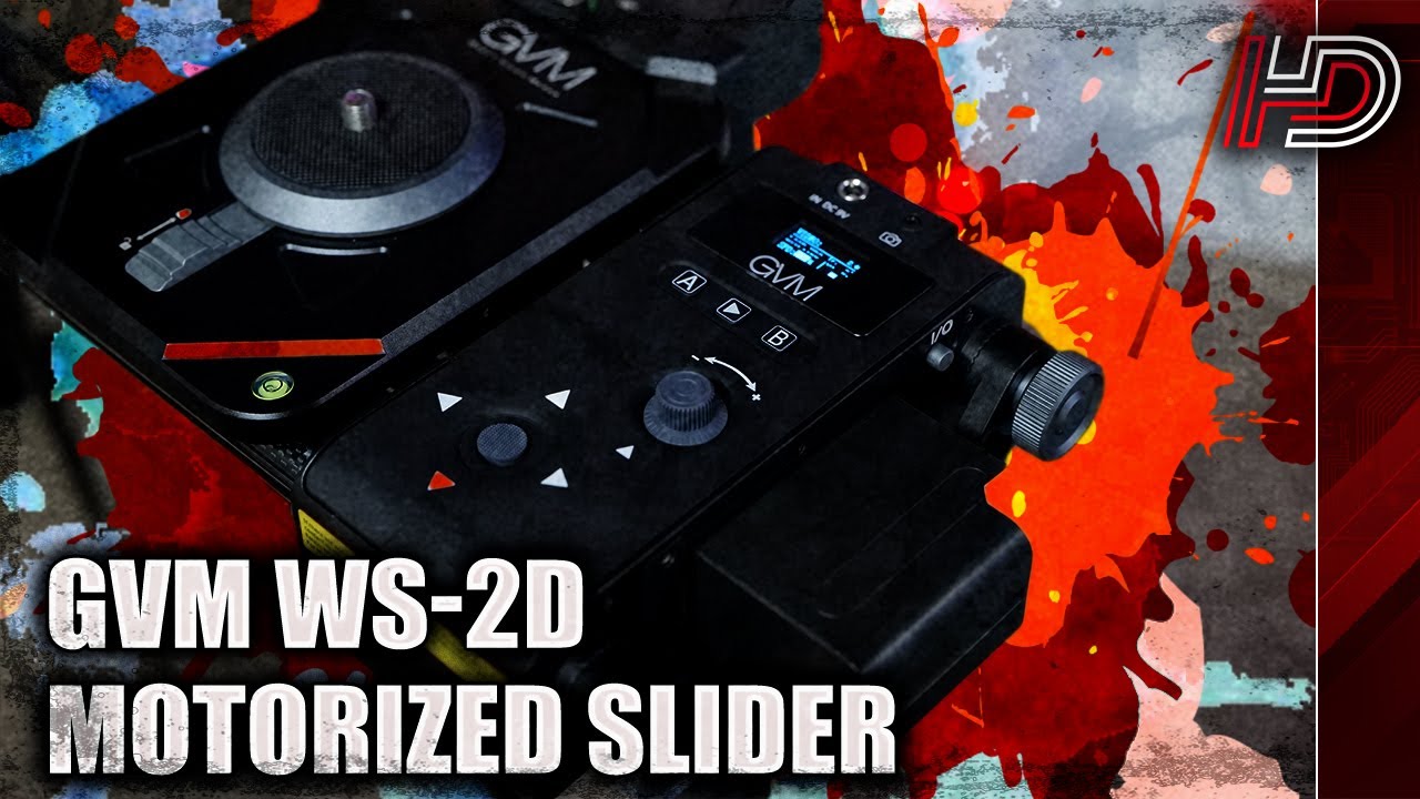 GVM NEW 2-AXIS MOTORIZED CAMERA SLIDER (WS-2D)