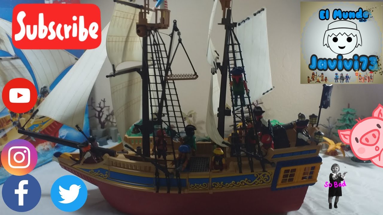 playmobil barco pirata.Ref- 4290. 1° parte.