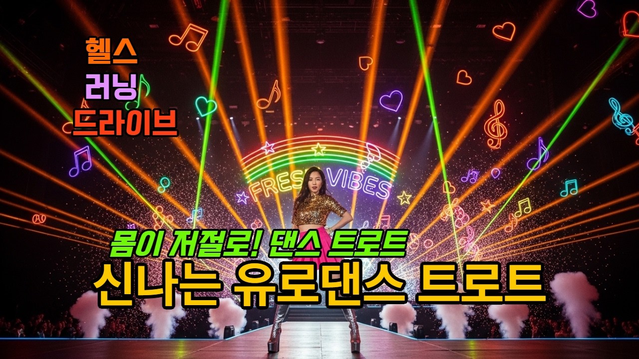💃 스트레스 날리는 댄스 트로트 메들리 | 운동·청소·출퇴근 필수 BGM | 중독성 甲 유로댄스 트로트