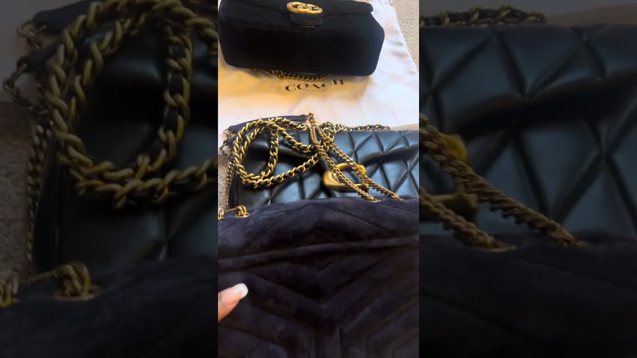Comparing Coach Tabby with Quilting, Gucci Marmont, Tory Burch Kira, YSL Loulou bags