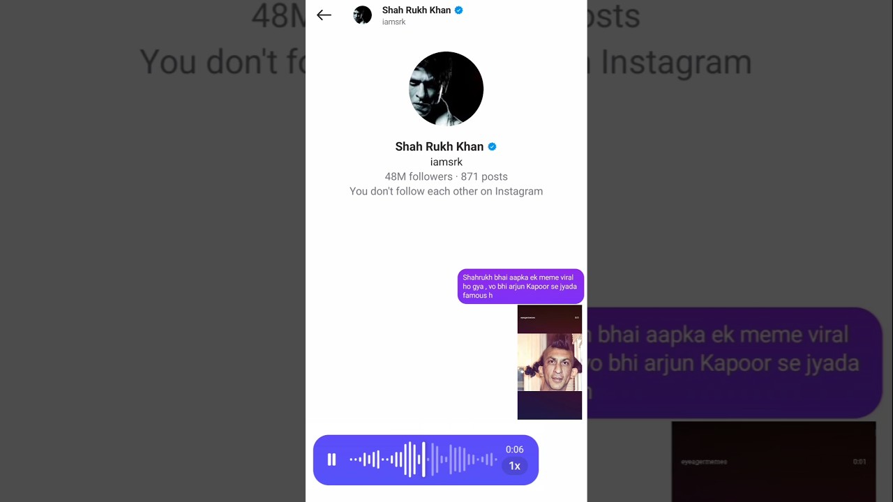 Sharukhan ka latest instagram viral meme | Hakla meme #shorts #sharukhkhan #memes