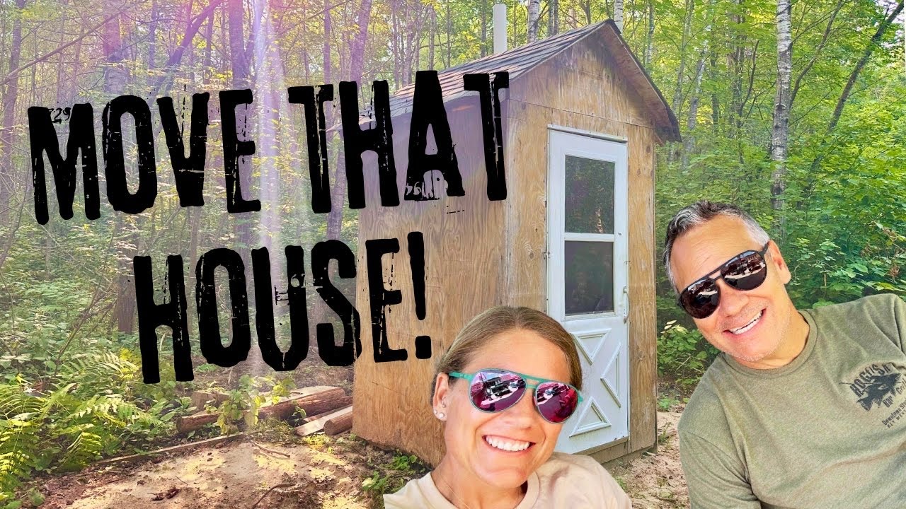 Moving the Spooky Outhouse! Off Grid Cabin Life, Walleye Fishing & Family Fun